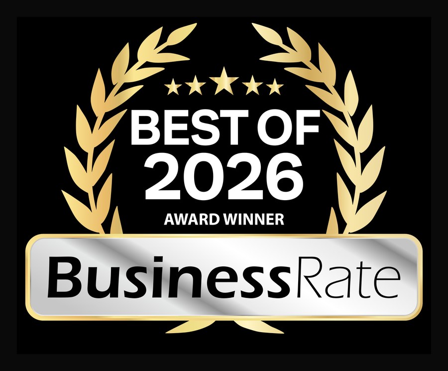 BusinessRate Best of 2026 Award Winner seal